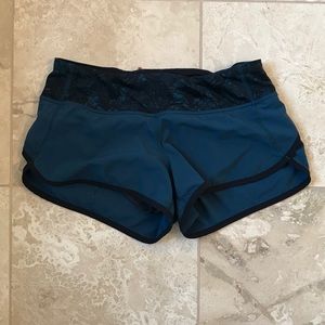 Lululemon speed shorts